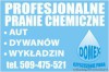 PROFESJONALNE PRANIE CHEMICZNE